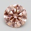 2.61 Ct. Fancy Intense Pink Round Lab Grown Diamond