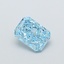 1.08 Ct. Fancy Vivid  Blue Radiant Lab Grown Diamond