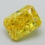 2.37 Ct. Fancy Vivid Yellow Radiant Lab Grown Diamond