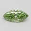 0.94 Ct. Fancy Vivid Green Marquise Lab Grown Diamond