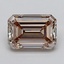 3.01 Ct. Fancy  Brown Emerald Lab Grown Diamond