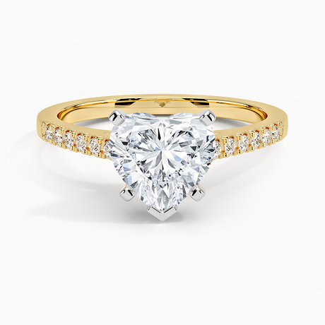 18K Yellow Gold Sonora Diamond Ring