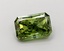 1.59 Ct. Fancy Vivid  Green Radiant Lab Grown Diamond