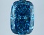 3.51 Ct. Fancy Vivid Blue Cushion Lab Grown Diamond