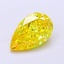 1.66 Ct. Fancy Yellow Pear Lab Grown Diamond