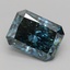 1.72 Ct. Fancy Deep Blue Green Radiant Lab Grown Diamond