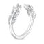 18K White Gold Sweeping Ivy Diamond Open Ring (1/2 ct. tw.), smallside view