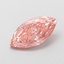 1.62 Ct. Fancy Intense Orangy Pink Marquise Lab Grown Diamond