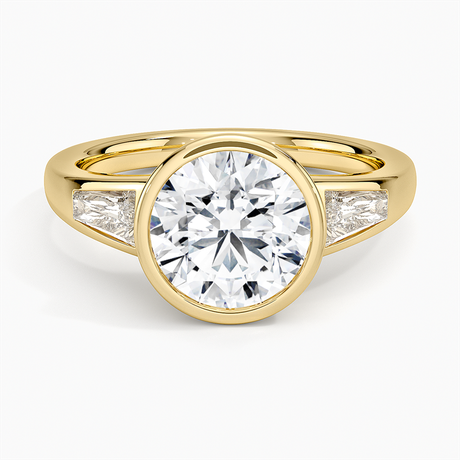 Hayes Three Stone Baguette Diamond Ring