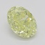 2.54 Ct. Fancy Yellow Oval Diamond