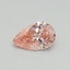 0.30 Ct. Fancy Vivid Pink Pear Lab Grown Diamond