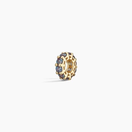 Lab Alexandrite Rondelle Charm