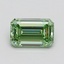 0.94 Ct. Fancy Vivid Pacific Green Emerald Lab Grown Diamond