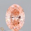 1.80 Ct. Fancy Vivid Pink Oval Lab Grown Diamond