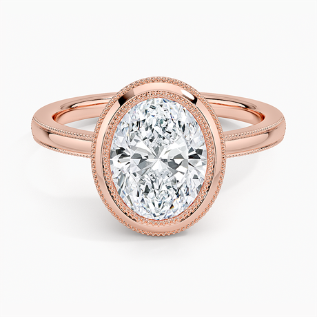14K Rose Gold Blair Bezel Ring