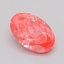 0.35 Ct. Fancy Vivid  Pink Oval Lab Grown Diamond