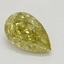 0.50 Ct. Fancy Deep Yellow Pear Diamond