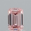 0.94 Ct. Fancy Intense Pink Emerald Lab Grown Diamond