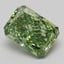 7.39 Ct. Fancy Vivid  Green Radiant Lab Grown Diamond