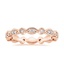 14K Rose Gold Tiara Eternity Diamond Ring (1/4 ct. tw.), smalltop view