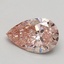0.90 Ct. Fancy Intense Pink Pear Lab Grown Diamond