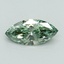 1.07 Ct. Fancy Vivid Pacific Green Marquise Lab Grown Diamond