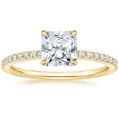 18K Yellow Gold Luxe Ballad Perfect Fit Diamond Bridal Set