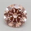 2.50 Ct. Fancy Intense Pink Round Lab Grown Diamond