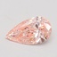 0.51 Ct. Fancy Intense Pink Pear Lab Grown Diamond