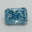3.14 Ct. Fancy Vivid Blue Radiant Lab Grown Diamond