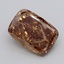 3.01 Ct. Light  Brown Cushion Lab Grown Diamond