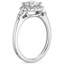 18K White Gold Camillia Diamond Ring (1/4 ct. tw.), smallside view