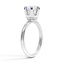 Crown-Inspired Sapphire and Diamond Ring, smallside view