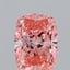 1.02 Ct. Fancy Vivid Pink Cushion Lab Grown Diamond