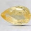 10.9x7mm Yellow Pear Sapphire