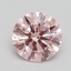 1.35 Ct. Fancy Intense Pink Round Lab Grown Diamond