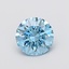 1.05 Ct. Fancy Vivid Blue Round Lab Grown Diamond