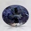 8.8x6.9mm Unheated Blue Oval Tanzanite