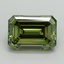 2.03 Ct. Fancy Vivid Green Emerald Lab Grown Diamond