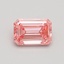 1.04 Ct. Fancy Intense Pink Emerald Lab Grown Diamond