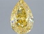 2.03 Ct. Fancy Vivid Yellow Pear Lab Grown Diamond