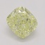 0.70 Ct. Fancy Light Yellow Cushion Diamond