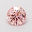 0.73 Ct. Fancy Pink Round Lab Grown Diamond