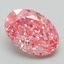 2.35 Ct. Fancy Vivid Pink Oval Lab Grown Diamond