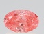 0.75 Ct. Fancy Vivid Pink Oval Lab Grown Diamond