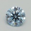 1.10 Ct. Fancy Intense Blue Round Lab Grown Diamond