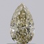 0.60 Ct. Light Yellow Pear Lab Grown Diamond