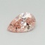 0.34 Ct. Fancy Intense Pink Pear Lab Grown Diamond