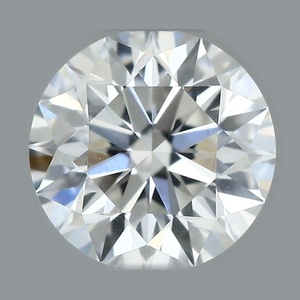 Round diamond — real photo