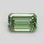 1.01 Ct. Fancy Intense Green Emerald Lab Grown Diamond